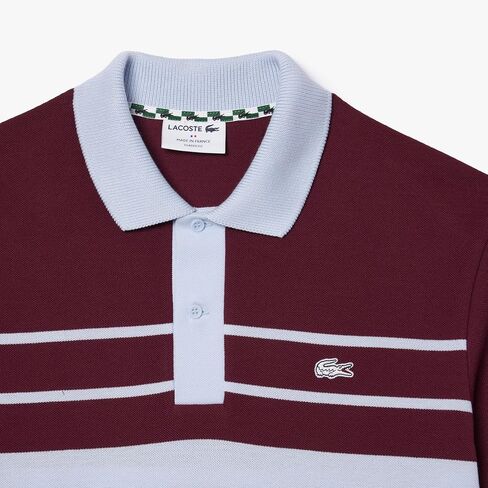 Lacoste Men's Short Sleeve Classic Fit Striped Polo in Saudi Arabia