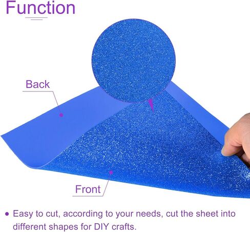 DMiotech 24 Pack 10.83 x 8.46 Inch 2mm Thick EVA Foam Sheets for Arts and Crafts Craft Foam Sheets Brown Glitter in Saudi Arabia