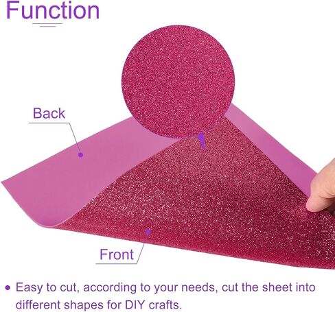 DMiotech 24 Pack 10.83 x 8.46 Inch 2mm Thick EVA Foam Sheets for Arts and Crafts Craft Foam Sheets Brown Glitter in Saudi Arabia