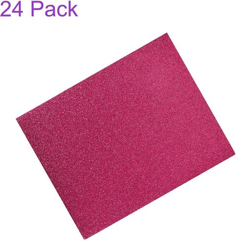 DMiotech 24 Pack 10.83 x 8.46 Inch 2mm Thick EVA Foam Sheets for Arts and Crafts Craft Foam Sheets Brown Glitter in Saudi Arabia