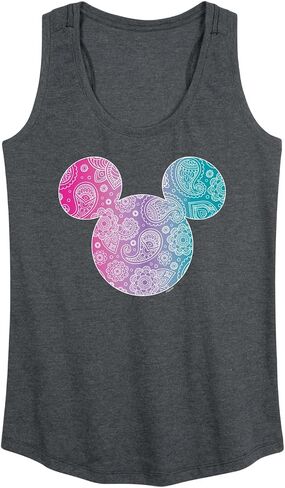 Disney Mickey & Friends - Paisley Mickey - Women's Racerback Tank Top in Saudi Arabia
