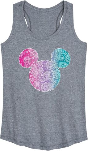 Disney Mickey & Friends - Paisley Mickey - Women's Racerback Tank Top in Saudi Arabia
