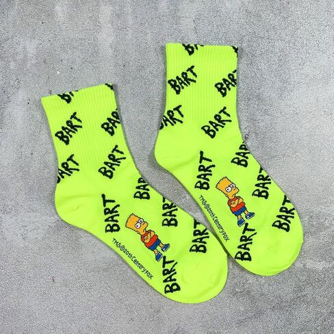 Simpsons Socks Mens and Womens Socks التي تضم BART ومجموعة Simpsons in Saudi Arabia