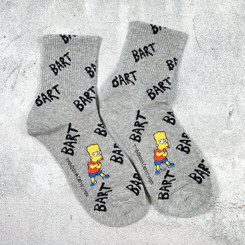 Simpsons Socks Mens and Womens Socks التي تضم BART ومجموعة Simpsons in Saudi Arabia