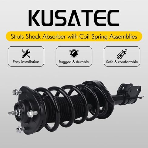 زوج Kusatec الأمامي الكامل دعامات الصدمات ملائمة ل Honda Odyssey 2008-2010 ، 172542 172541 الدعامات اليسرى/اليمنى مع تجميعات الربيع لفائف in Saudi Arabia