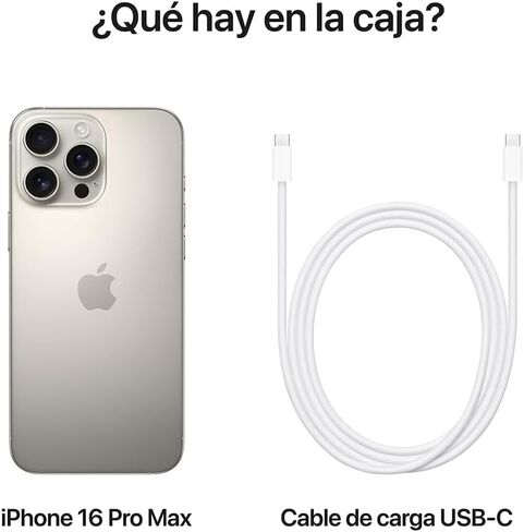 Apple iPhone 16 Pro Max, US Version, 256GB, Black Titanium - Unlocked (Renewed) in Kuwait