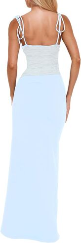 ISZPLUSH WIND SEE THORUGH MESH SPCCLING MAXI Dress in Kuwait