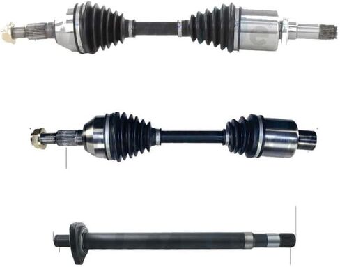 Replacement Set 2 Front CV Axle and Intermediate Shafts KIT fits Pontiac Torrent 3.6l in Saudi Arabia