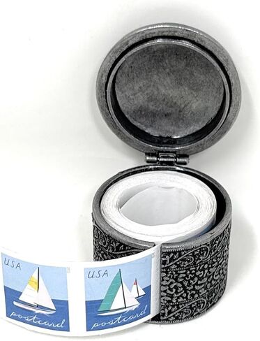 حامل موزع لفائف الطوابع المعدنية الزهرية (يحمل لفافة من طوابع البريد إلى الأبد). in Saudi Arabia