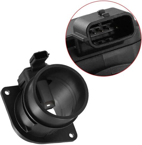 Air Flow Meter Assembly, Compatible with Dacia Sandero I SD 2010-2025 Replaces 93863896, 5WK97020, 5WK97020Z, 8200651315, 8200655623, H8200655623, 4 Pins 1PC Black in Saudi Arabia