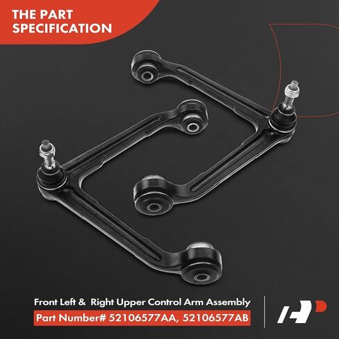 مجموعة التعليق الأمامية A-Premium 6pcs ، ذراع التحكم العلوي ، رابط شريط التثبيت ، مجموعة عمود محور CV متوافق مع Dodge RAM 1500 2002-2005 ، 3.7L 4.7L 5.7L 5.9L in Saudi Arabia
