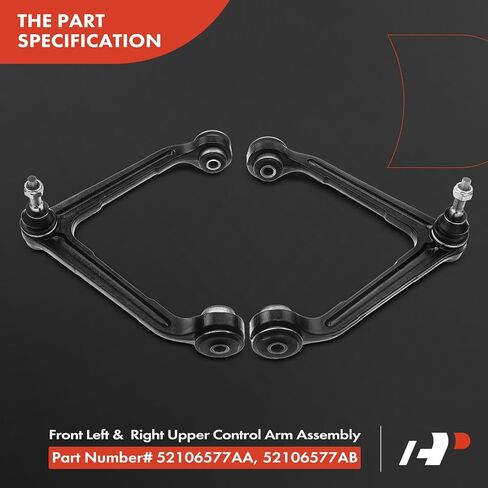 مجموعة التعليق الأمامية A-Premium 6pcs ، ذراع التحكم العلوي ، رابط شريط التثبيت ، مجموعة عمود محور CV متوافق مع Dodge RAM 1500 2002-2005 ، 3.7L 4.7L 5.7L 5.9L in Saudi Arabia