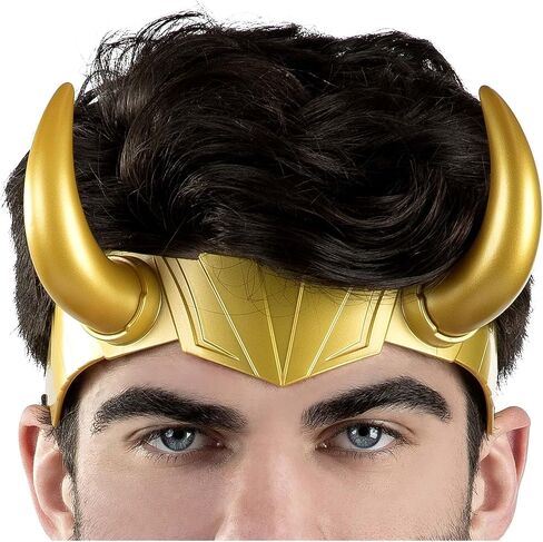 MARVEL Loki Adult Headpiece - Plastic Horns with Elastic Strap in Saudi Arabia