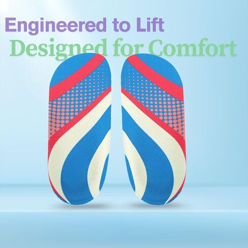 Height Increase Insole - 4 Inch Boost with Cushioned Dual Layer Comfort for Men & Women - Feel Taller, Walk Confidently L (Men 8-10/Women 10.5-12.5) in Saudi Arabia