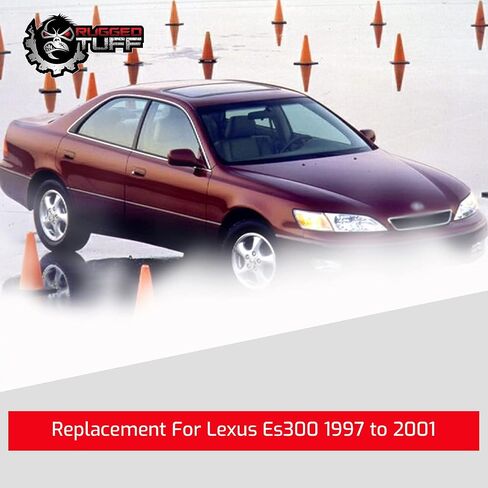 exactafit 8122L Driver Side Mirror Glass Replacement Repair Compatible With 1997 1998 1999 2000 2001 Lexus ES300 in Saudi Arabia