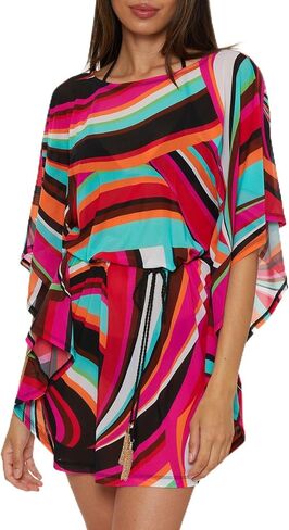 Trina Turk womens Swoop Belted Caftan, Casual, Beach Cover Ups for Women in Saudi Arabia