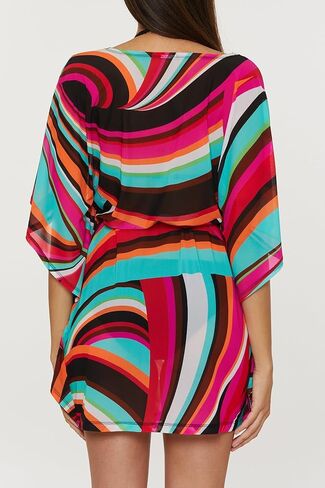 Trina Turk womens Swoop Belted Caftan, Casual, Beach Cover Ups for Women in Saudi Arabia