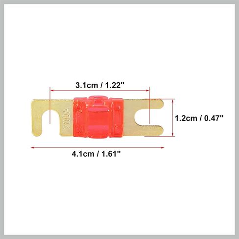5pcs 200A AFS Mini ANL Fuses Replacement for Car Truck Motorcycle Boat Audio CDs Replacement Car Parts in Saudi Arabia