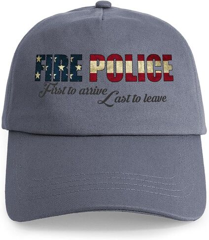 CafePress Fire Police Flag Adjustable Baseball Cap in Saudi Arabia