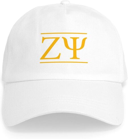 CafePress Zeta Psi Yellow Letters Adjustable Baseball Cap in Saudi Arabia
