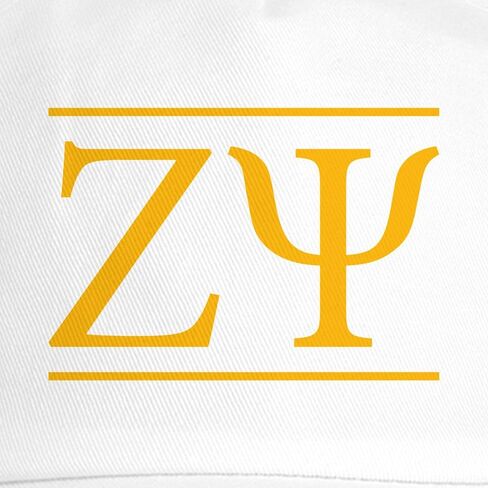 CafePress Zeta Psi Yellow Letters Adjustable Baseball Cap in Saudi Arabia