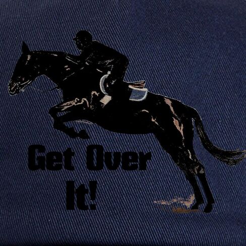 CafePress Get Over It Horse Jumper Cap Adjustable Baseball Cap in Saudi Arabia