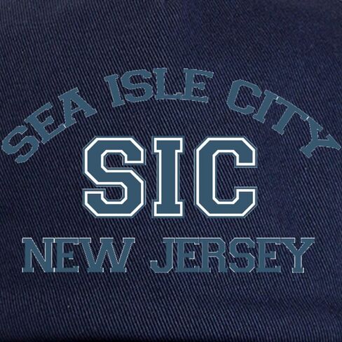 Cafepress Sea Isle City NJ Varsity Design Cap Capable Baseball Cap in Saudi Arabia