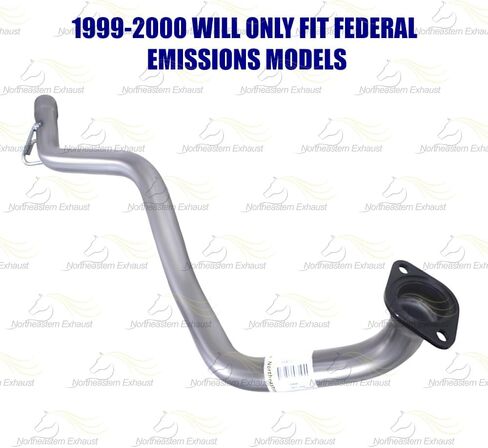 Northeastern Exhaust | Stainless Steel Exhaust Tail Pipe Compatible for 4Runner 1996-2002 3.4L | Free Gasket, Hanger and Bolts & Nuts Included | Automotive Replacement Part in Saudi Arabia