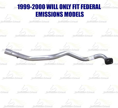 Northeastern Exhaust | Stainless Steel Exhaust Tail Pipe Compatible for 4Runner 1996-2002 3.4L | Free Gasket, Hanger and Bolts & Nuts Included | Automotive Replacement Part in Saudi Arabia