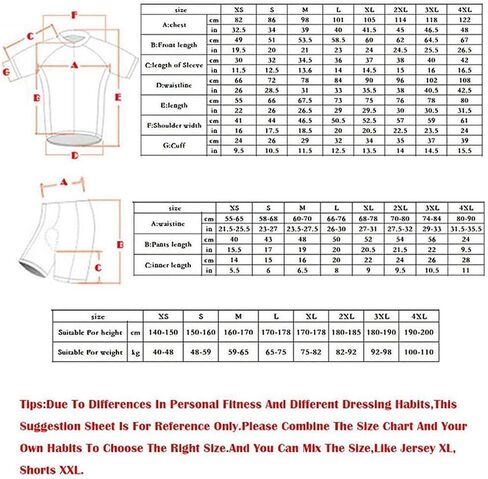 MOXILYN Men Cycling Jersey Kit Bike Shorts Set MTB Bicycle Clothing Quick Dry Bike Shirts + Bibs Short with 20D Padded in Saudi Arabia