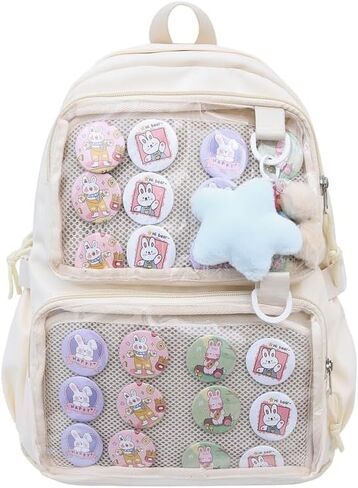 حقيبة Ita لطيفة على ظهره للنساء ، حقيبة Daypack Daypack Kawaii y2k itabag Lolita Bag Bag Bag Bag Bag Daypack Daypack (الأزرق) in Kuwait