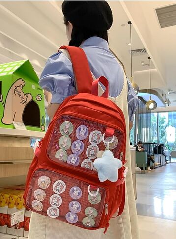 حقيبة Ita لطيفة على ظهره للنساء ، حقيبة Daypack Daypack Kawaii y2k itabag Lolita Bag Bag Bag Bag Bag Daypack Daypack (الأزرق) in Kuwait