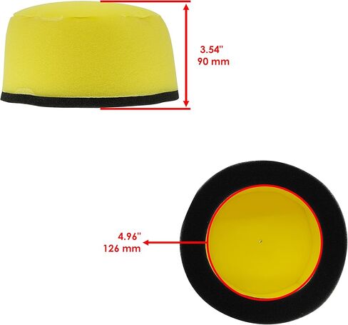 Caltric Air Filter Compatible with Kawasaki KX125 1988-1990 / KX250 1988-1989 / KX500 1988-2004 / 2x in Saudi Arabia