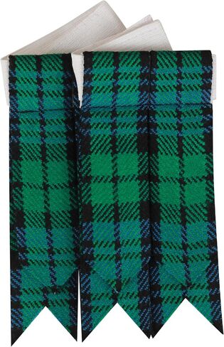 Scottish Traditional Kilt Hose Flashes - Men's Tartan Kilt Socks Flashes with Heavy Buckle Adjusters in Saudi Arabia