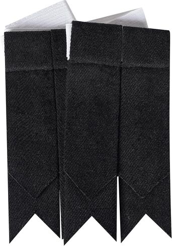 Scottish Traditional Kilt Hose Flashes - Men's Tartan Kilt Socks Flashes with Heavy Buckle Adjusters in Saudi Arabia