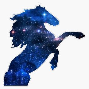 Star Horse Vinyl Finproof Sticker Secal Scal Car Car Carpop Window Sticker 5 " in Kuwait