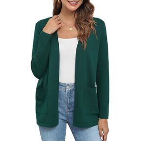 Womens 2024 Opening Cardigan Sweater Lightweight Cardigan Sweater Coat with Pocket Office Coat in Kuwait