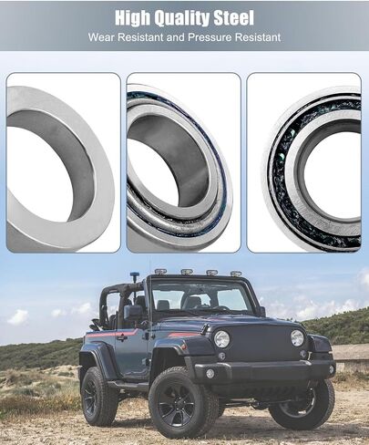 Rear Axle Bearing and Seal Kit Fit for Jeep Wrangler JK/JKU 2007-2017 Axle Shaft Seal Retainer Replace 68008523AA in Saudi Arabia