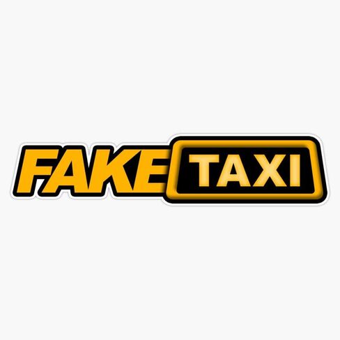 Fake Taxi Sticker Vinyl Bumper Sticker Decal Waterproof 5" in Saudi Arabia