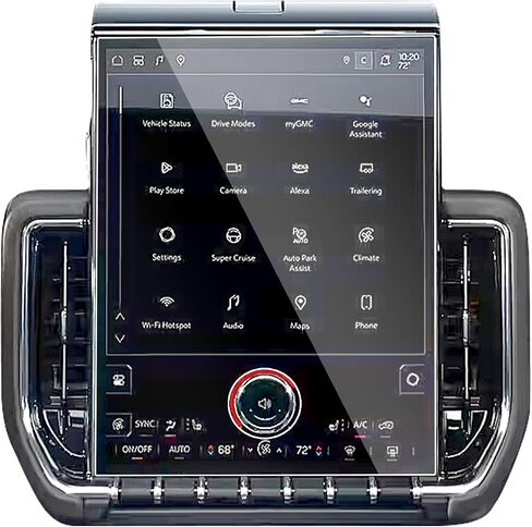 2pcs 2025 Tahoe Suburban Tempered Glass Screen Protector Accessories 2025 Tahoe Suburban Dash 11'' & 17.7" Nav. Screen Protector 2025 Tahoe z71 Suburban in Kuwait