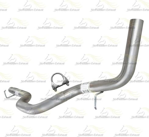 Exhaust Rear Tail Pipe Compatible for 2003-2009 Chevy Express 2500 4.8L | 03-09 Chevy Express 2500 6.0L | Stainless Steel | Northeastern Exhaust | Free Clamps Included | Direct-Fit in Saudi Arabia
