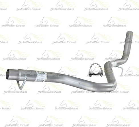 Exhaust Rear Tail Pipe Compatible for 2003-2009 Chevy Express 2500 4.8L | 03-09 Chevy Express 2500 6.0L | Stainless Steel | Northeastern Exhaust | Free Clamps Included | Direct-Fit in Saudi Arabia