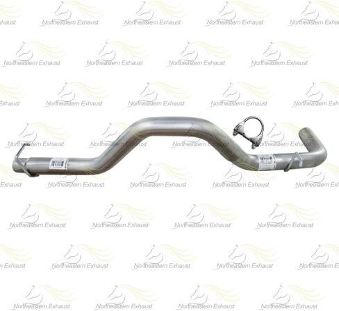 Exhaust Rear Tail Pipe Compatible for 2003-2009 Chevy Express 2500 4.8L | 03-09 Chevy Express 2500 6.0L | Stainless Steel | Northeastern Exhaust | Free Clamps Included | Direct-Fit in Saudi Arabia