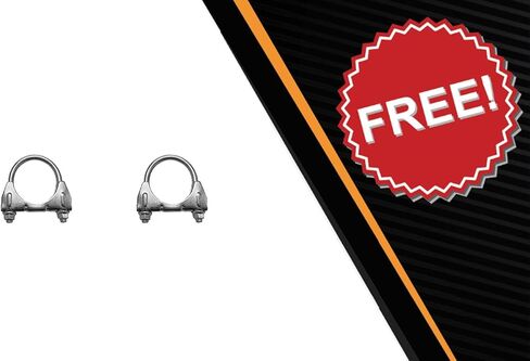 Exhaust Rear Tail Pipe Compatible for 2003-2009 Chevy Express 2500 4.8L | 03-09 Chevy Express 2500 6.0L | Stainless Steel | Northeastern Exhaust | Free Clamps Included | Direct-Fit in Saudi Arabia