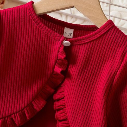 Hnxdyy Toddler Girl Girl Olcyless Press and Cardigan in Kuwait