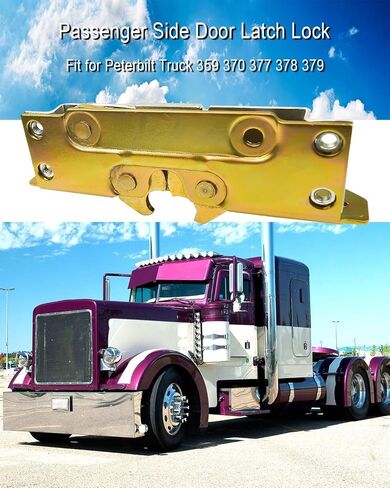 Door Latch LH Left Driver Side Compatible with Peterbilt Truck 359 370 377 378 379, Door Latch Lock Replaces HLK2221 20-08229L 2008229L D56002390 in Saudi Arabia