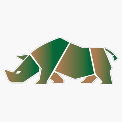 Retro Fade - Jimny Rhino - Woodland Vinyl Sticker مقاومة للماء ملصق جدار جهاز الكمبيوتر المحمول ملصق Window Pumper 5 " in Saudi Arabia
