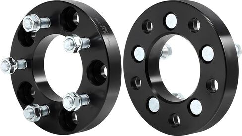 ECCPP 2PCS change bolt pattern from 5x5 to 5x4.5 Wheel Adapters Conversion Lug Centric 1" inch for jeep Commander 2006-2010 for jeep Grand Cherokee 1999-2010-NOT FIT Stock Rims in Saudi Arabia