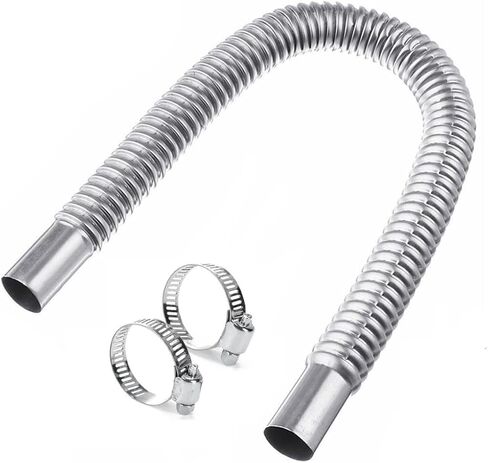 YSIL Stainless Steel Exhaust Pipe Parking Air Heater Fuel Tank Diesel Gas Vent Hose Length 60CM in Saudi Arabia