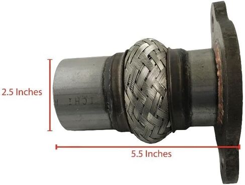 العادم الشمالي الشرقي | طقم إصلاح العادم المحفزة المرن متوافقة مع شيفروليه Lumina 1997-2001 3.1L | مونتي كارلو 1997-1999 3.1L | Impala 2001 3.4L | Cutlass Supreme 1997 3.1L - يشمل حشية in Saudi Arabia